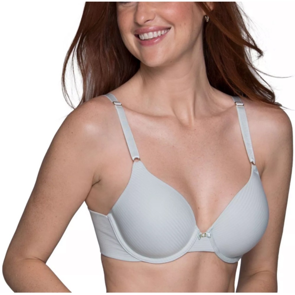 Vanity Fair 75345 Beauty Back Full Coverage Stretch Seamless Bra Softest Jade